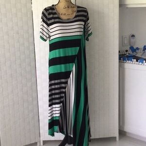 Woman’s Lane Bryant pullover Dress size 14 to 16 short sleeves #526